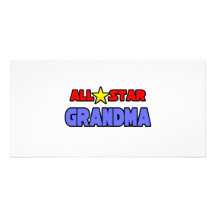 All Star Grandma Photo Card