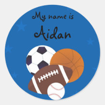 All-Star Round Stickers