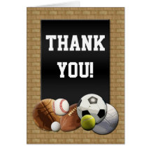 All Star Sports Balls w/ Brick Wall Card