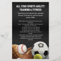 All Star Sports Balls w/ Brick Wall Flyer