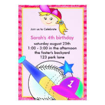 All Star Sports Birthday Party invite