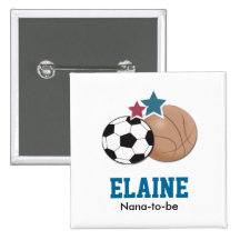 ALL STARS SPORTS Personalised Button