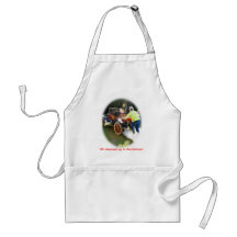 'All steamed up in the kitchen' Apron