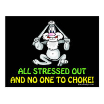 All Stressed Out Postcard