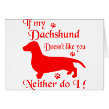 ALL THINGS DACHSHUND GREETING CARDS
