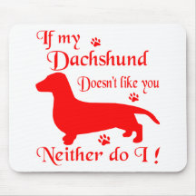 ALL THINGS DACHSHUND MOUSE PADS