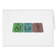 Allay-Al-La-Y-Aluminium-Lanthanum-Yttrium Card