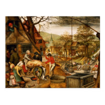 Allegory of Autumn postcards