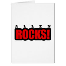 Allen, Alabama City Design Greeting Card