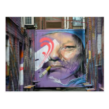 Alley Art 1 - Street Hunter Photography Post Cards