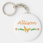 Allison (Orange Butterfly) Keychain