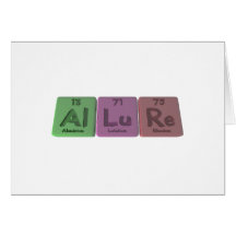 Allure-Al-Lu-Re-Aluminium-Lutetium-Rhenium Greeting Card