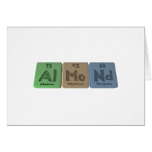 Almond-Al-Mo-Nd-Aluminium-Molybdenum-Neodymium Greeting Card
