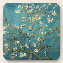 Almond Blossom Cork Coaster