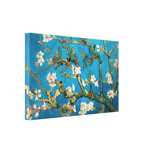 Almond Branches in Bloom Detail, Vincent Van Gogh Gallery Wrapped Canvas