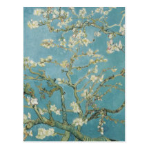 Almond tree in blossom by Vincent Van Gogh Post Card