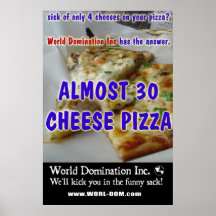 Almost 30 Cheeze Pizza Poster