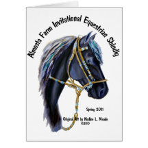 Almosta Farm Invitational Ride, spring 2011 Greeting Card