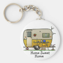 Aloha Camper Trailer HSH Keychains