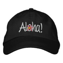 Aloha Hawaiian Embroidered Cap Embroidered Hat