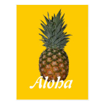 Aloha Pineapple Post Cards