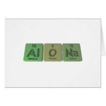 Alona as Aluminium Oxygen Sodium Cards