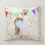Alpaca Abstract Art  Mojo Pillow