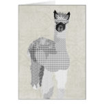 Alpaca Art Thank You Card