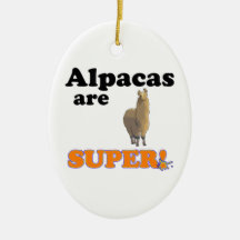 alpacas are super ornament