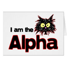 Alpha Cat Card