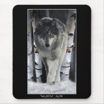 ALPHA GREY WOLF Mousepad