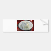 ALPHA POLAR BEAR BUMPER STICKERS