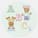Alphabet Fun Teddy Bears Sticker