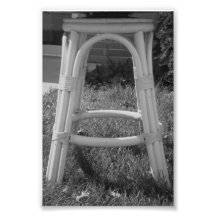 Alphabet Letter Photography A7 Black and White 4x6