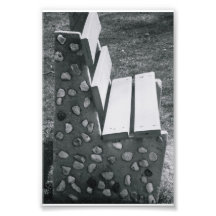 Alphabet Letter Photography L1 Black and White 4x6
