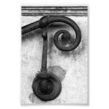 Alphabet Letter Photography P4 Black and White 4x6