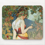 Alphonse (Alfons) Mucha: Cognac - Art Nouveau Mouse Pads