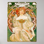 Alphonse (Alfons) Mucha Poster:  Champenois