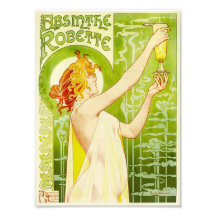 Alphonse Mucha Absinthe Robette Print Photograph