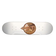 Alphonse Mucha Byzantine Head Deck Skateboard