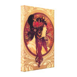 Alphonse Mucha Donna Orechini Canvas Poster Stretched Canvas Prints