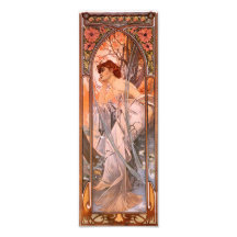 Alphonse Mucha Evening Reverie Print Photo Print