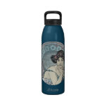 Alphonse Mucha Goddess Reusable Water Bottle