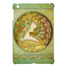 Alphonse Mucha Laurel iPad Mini Case