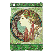 Alphonse Mucha Laurel iPad Mini Case