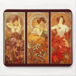 Alphonse Mucha Mouse Pads
