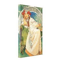 Alphonse Mucha Princess Hyacinth Canvas Poster Stretched Canvas Prints
