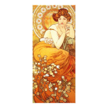 Alphonse Mucha Topaz Invitations