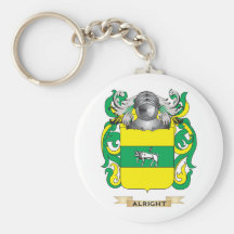 Alright Coat of Arms (Family Crest) Key Chains