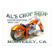 Al's Chop Shop Postcard